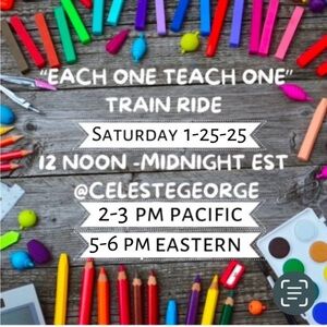 Each one teach one $3 start train!